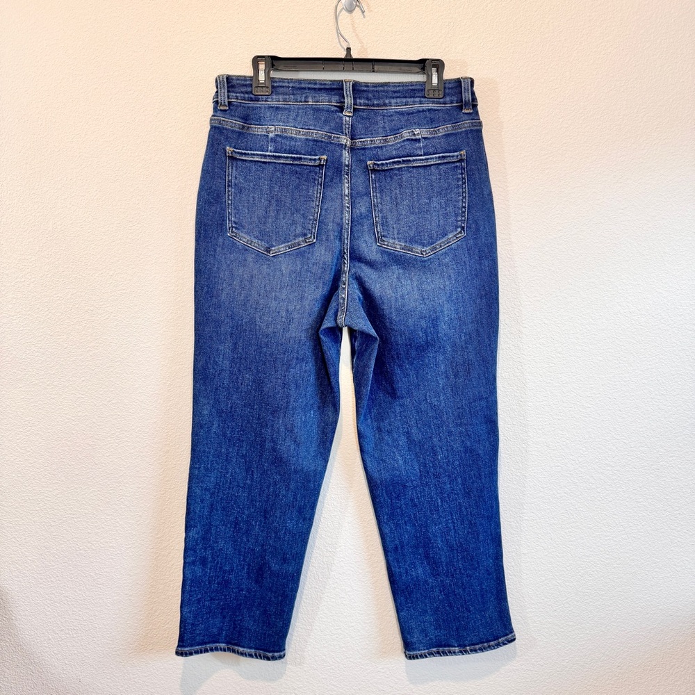 Universal Standard Straight Leg Crop Jeans Medium Wash Women’s 12 - Picture 8 of 9